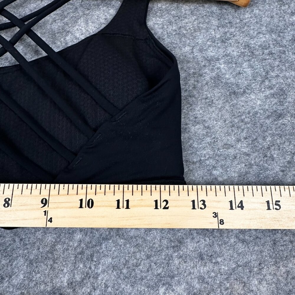 Lululemon Black Crossover Performance Sports Bra - image 6